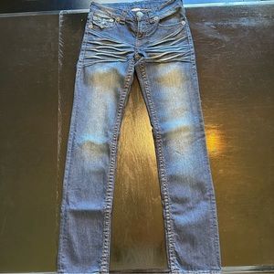 True Religion Size 25 Y2K Jeans Denim Julie Skinny Jean